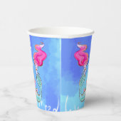 マーメイドアンドパールクラム誕生日 紙コップ (右)
