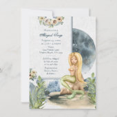 マーメイドアンドフルムーンビーチブライダルシャワー 招待状 (裏面)