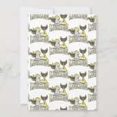 マーメイドイエローバースデーパーティーの招待 招待状 (裏面)