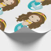 マーメイドイエローラッピング紙 ラッピングペーパー (角)