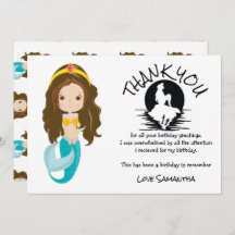 マーメイドイエロー誕生日サンキュー