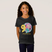 マーメイドイエロー9th誕生日Tシャツ Tシャツ (正面フル)