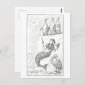マーメイドイラストレーションバイフレデリック・スチュアート教会 ポストカード (正面/裏面)