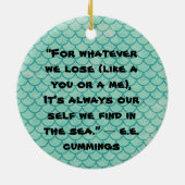 マーメイドインザシーオーナメント セラミックオーナメント (裏面)