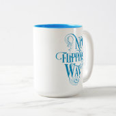 マーメイドインスパイアブルーマグ ツートーンマグカップ (正面右)