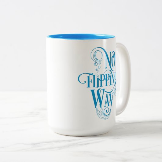 マーメイドインスパイアブルーマグ ツートーンマグカップ (正面右)