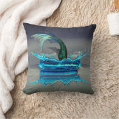 マーメイドインスパイア装飾用クッション クッション (ブランケット)