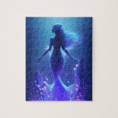 マーメイドイン威厳のある海ウォーターズジグソーパズル ジグソーパズル (縦)