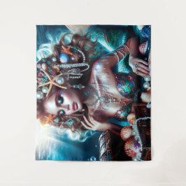 マーメイドウィズシートレシーズジュエリー タペストリー