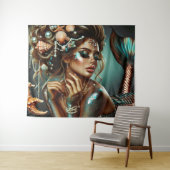 マーメイドウィズシートレシーズジュエリー タペストリー (インサイチュ(横))