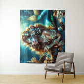 マーメイドウィズシートレシーズジュエリー タペストリー (インサイチュ)