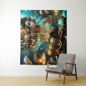 マーメイドウィズシートレシーズジュエリー タペストリー (インサイチュ)