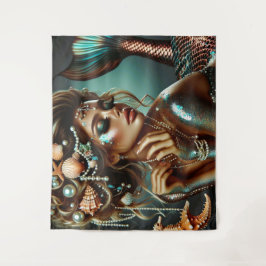 マーメイドウィズシートレシーズジュエリー タペストリー