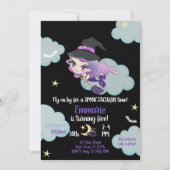 マーメイドウィッチハローウィンパーティ招待状 招待状 (正面)