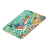 マーメイドウィッチ、ハロウィンマーホースファンタジー磁石 マグネット (左側)