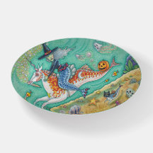 マーメイドウィッチ、ハロウィーンマーホースペーパーウェイトオーバル