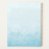 マーメイドウォーターカラーパープルキュートガール誕生日 プランナー手帳 (裏面)