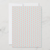 マーメイドウォーターカラー誕生日招待状 招待状 (裏面)