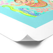 マーメイドウォールアートプリント ポスター (角)