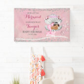 マーメイドエスニックベビーピンククラムシェルパール 横断幕 (インサイチュ)