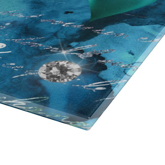 マーメイドエレガントウィンターボードクリスマス カッティングボード (角)