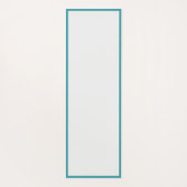 マーメイドエレガントドルフィンブルーグレーゼンヨガナマステ ヨガマット (裏面)