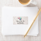 マーメイドオンいかり航海のウォーター色ビーチ砂 ラベル (インサイチュ)