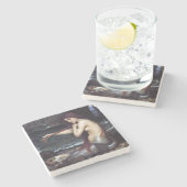 マーメイドオンザビーチ ストーンコースター (横)