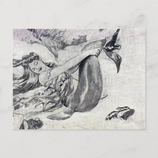 マーメイドオンザビーチ ポストカード (正面)