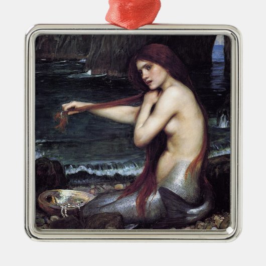 マーメイドオンザビーチ メタルオーナメント (正面)