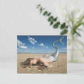 マーメイドオンビーチはがき ポストカード (スタンド正面)