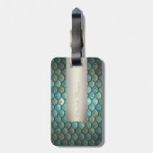 マーメイドオンベビーマーメイドテールはかりで測 ラゲッジタグ (裏面縦)