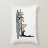 マーメイドオンボート波止場アクセント枕 アクセントクッション (正面(垂直))