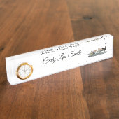 マーメイドオンボート波止場デスク名プレート デスクネームプレート (側面)