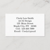 マーメイドオンボート波止場名刺 名刺 (裏面)