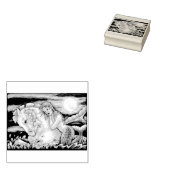 マーメイドオンマーホースファンタジーゴム印 ラバースタンプ (押印)