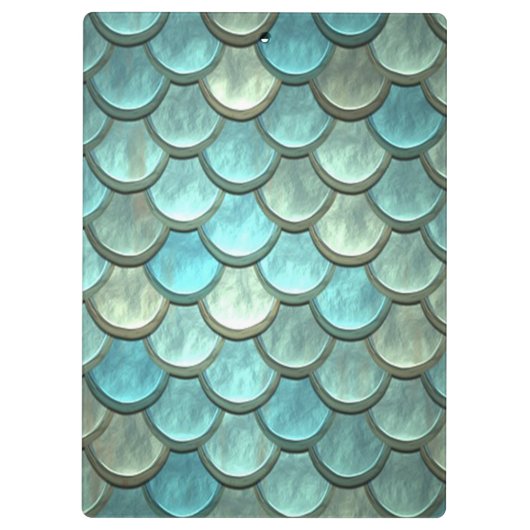 マーメイドオンマーメイドテールモノグラムはかりで測 クリップボード (裏面)