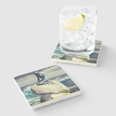 マーメイドオンロックコースター ストーンコースター (横)