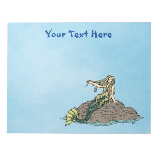 マーメイドオンロックス ノートパッド (正面)