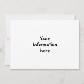 マーメイドオンロックス 招待状 (裏面)