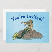 マーメイドオンロックス 招待状 (正面/裏面)