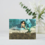 マーメイドオン海フロアポストカード ポストカード (スタンド正面)