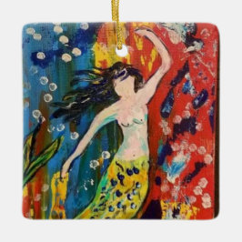 マーメイドオーナメント セラミックオーナメント