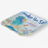 マーメイドカクテルアンダーザシービーチバチェロレッテ ペーパープレート (傾斜あり)