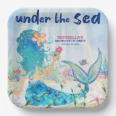 マーメイドカクテルアンダーザシービーチバチェロレッテ ペーパープレート (正面)