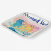 マーメイドカクテルトロピカルビーチバチェロレッテ ペーパープレート (傾斜あり)