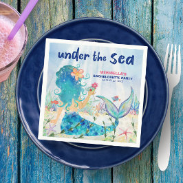 マーメイドカクテル トロピカルビーチ バチェロレッテパーティー スタンダードカクテルナプキン