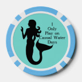 マーメイドカジュアルウォーター日シーゴルフボールマーカー ポーカーチップ (裏面)