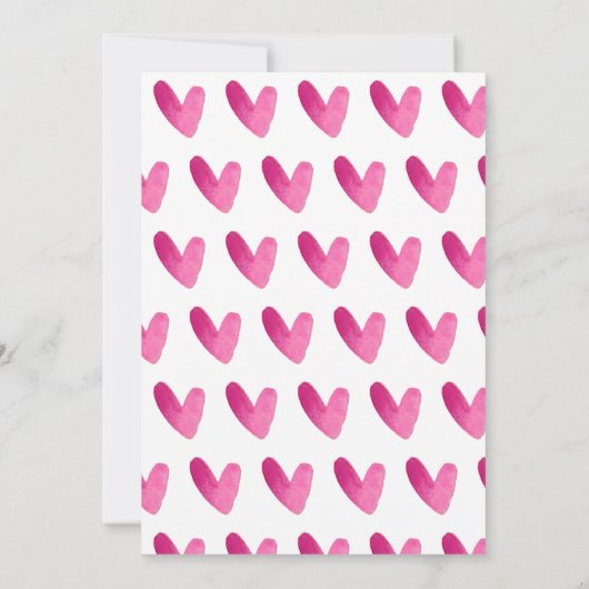 マーメイドカスタムフォト誕生日招待状 招待状 (裏面)