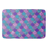 マーメイドカラフルパタはかりで測ーン バスマット (正面)
